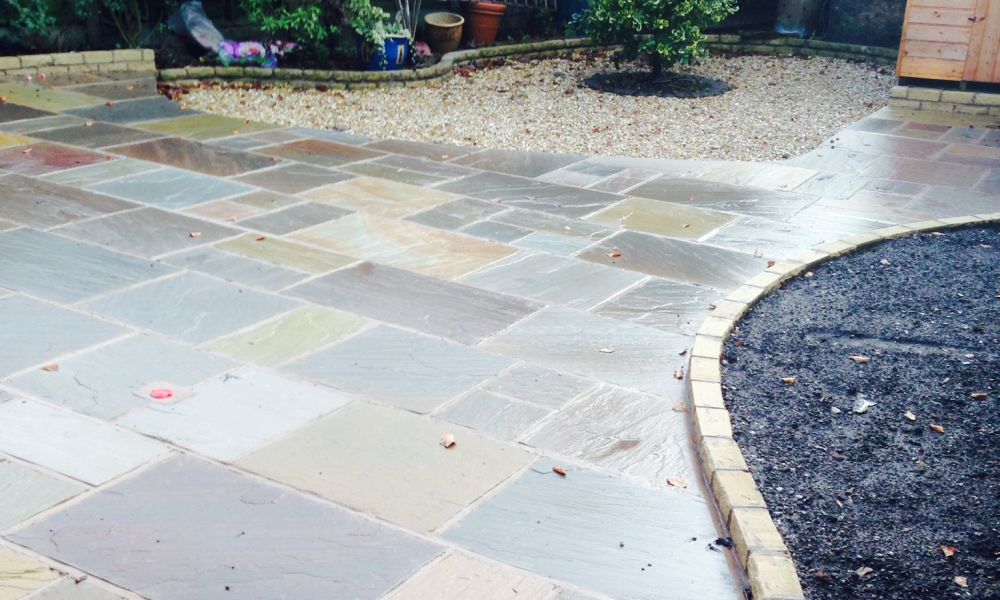 Driveway and patio project 8 in Swansea